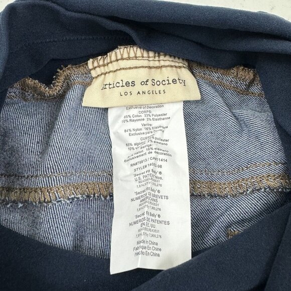 Articles of Society Maternity Skinny Jeans Secret Fit Panel Belly High Rise Sz29 - Picture 7 of 13